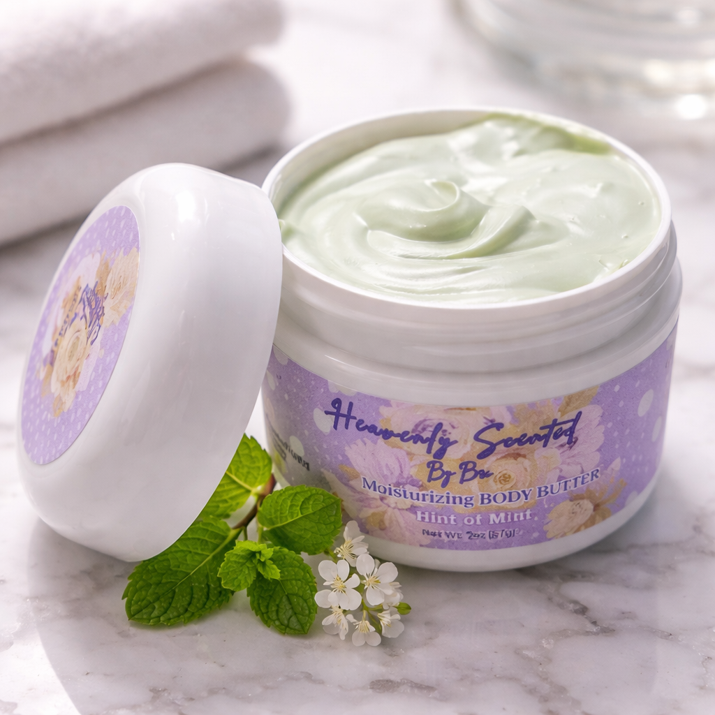 Hint of Mint Body Butter - 4 oz Jar