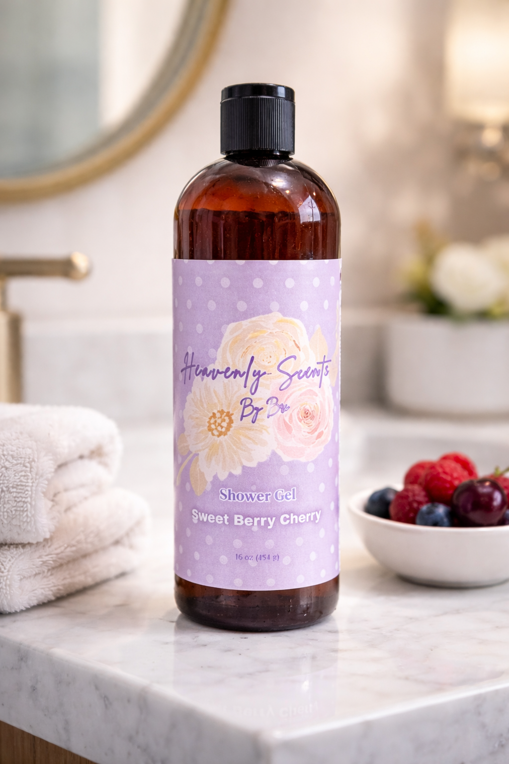 Sweet Cherry Berry Shower Gel - 16 oz